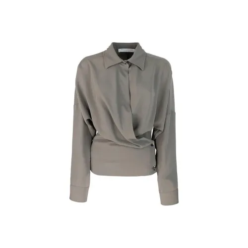 PHILOSOPHY DI LORENZO SERAFINI Рубашка Женская Серого цвета