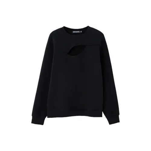 SOON FLOWER Толстовка Женская Черная