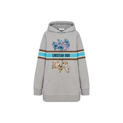 DIOR SS23 Толстовка Женская Серого цвета