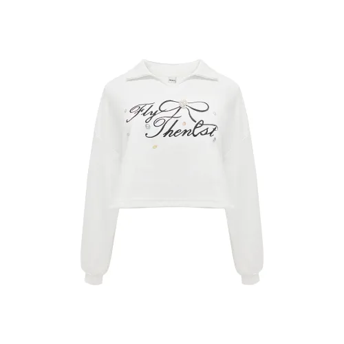 FOREVER 21 Белый Женские Свитшоты