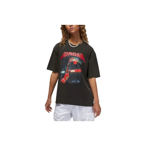 Джордан T Рубашка Женская Черная Версия для США