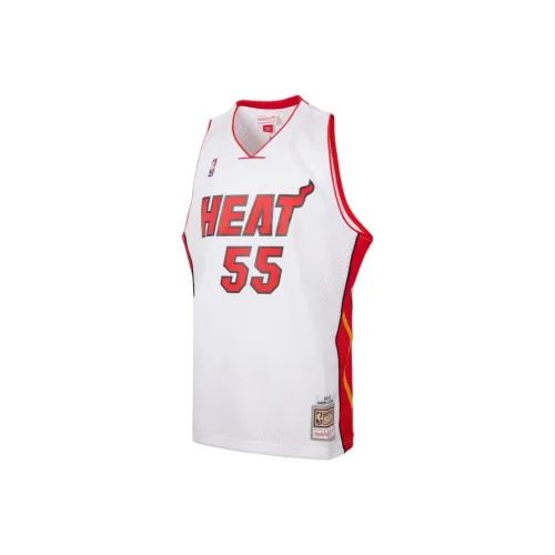 MITCHELL NESS X NBA Miami Heat Баскетбольная Джерси Унисекс Красная Белая