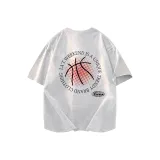 Gray (Улучшенный 260g Тяжелый 100% хлопок Двойная пряжа)