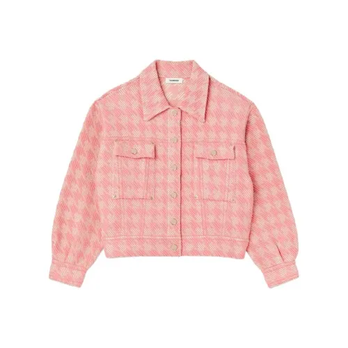 Sandro Куртки и Пальто Женские Розовые