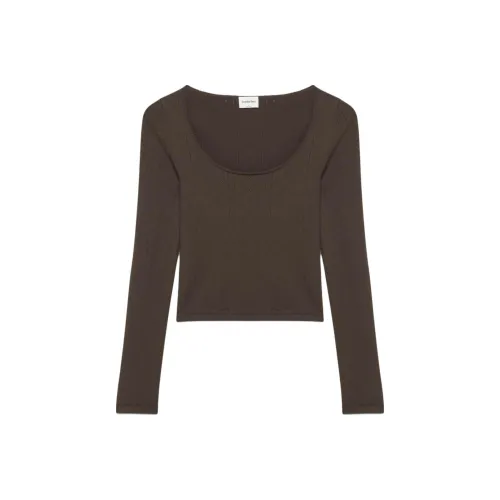 ARITZIA Sunday Best Francis Свитер Трикотаж Женский Богатый Мокко Коричневый Темный Мокко Коричневый