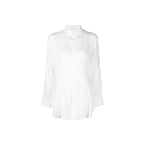 Yohji Yamamoto Белые Женские Рубашки