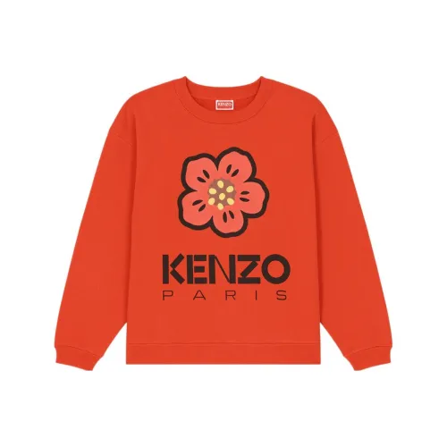 KENZO Boke Flower Series Красный Женские Свитшоты