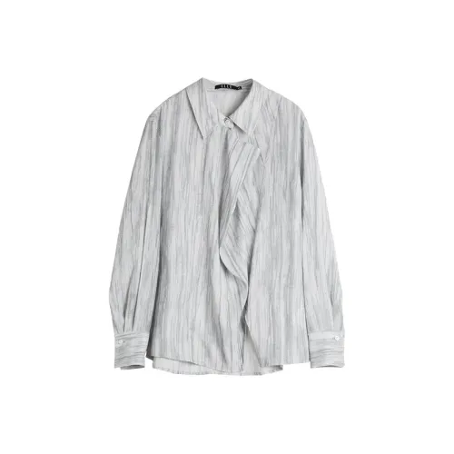 Elle Светло-серые Женские Рубашки