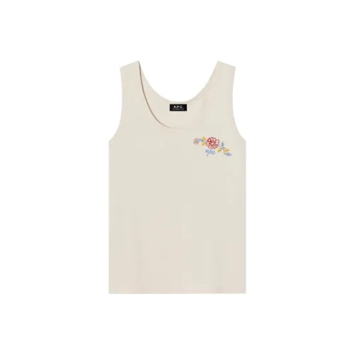 A.P.C SS25 Майка Женская Бежевая