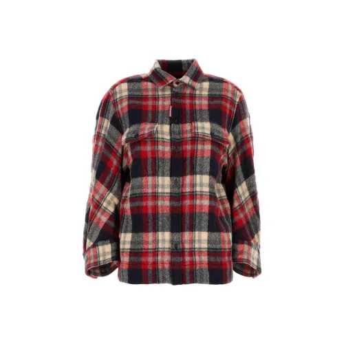 DSQUARED 2 Женские рубашки красного цвета