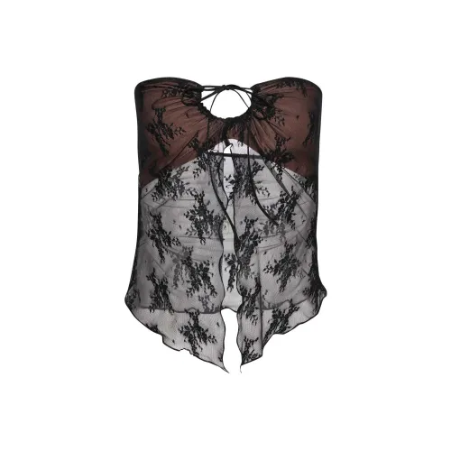 Tiger Mist KAROLINA Топ Без бретелей Топ Женские Черный