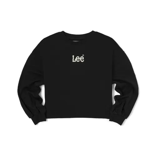 Lee Черный Женский Свитшот