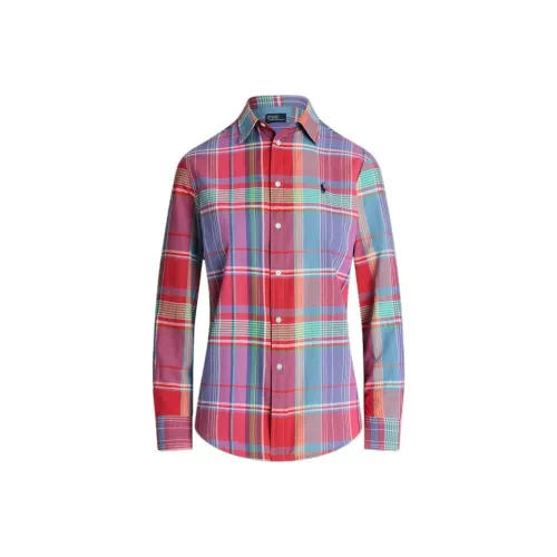 Polo Ralph Lauren Рубашка Женская Розовая Синяя