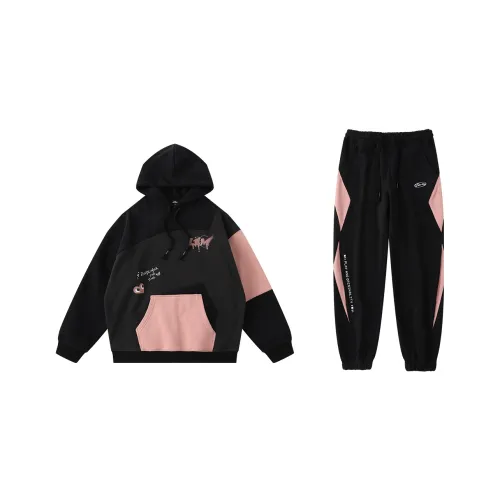 LAMLICKA Комплект Свитшот Унисекс Черный + Черный