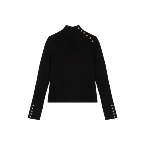 Maje Кашемир Свитер Женский Черный