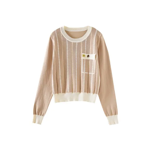 OUNIXUE Трикотаж Женский Коричный Цвет