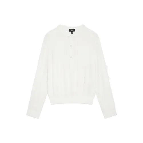 Theory Слоновая кость Женские Рубашки