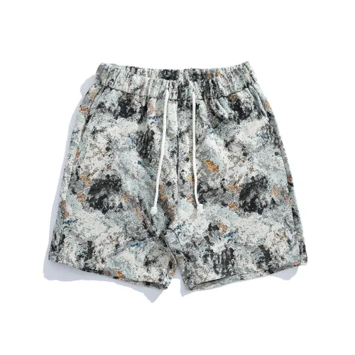 Goods Engraving Повседневные шорты Унисекс Morandi Gray