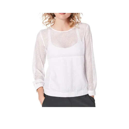 lululemon Сетка On Сетка Рубашка Женская Белая