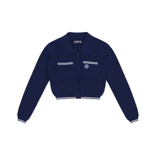 SMFK Трикотаж Женский Глубокий Морской Синий