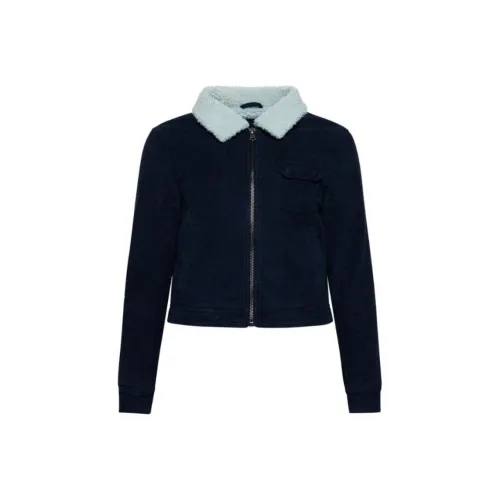 SUPERDRY Куртки Пальто Женские Морской Синий