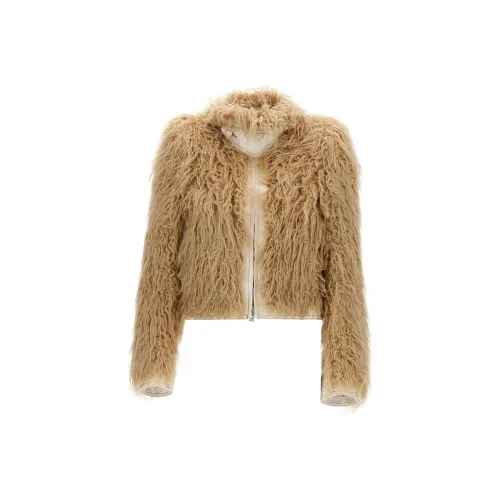 DRIES VAN NOTEN Коричневые Женские Куртки