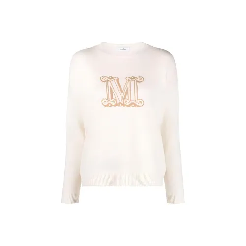 MaxMara Бежевые Женские Кашемировые Свитеры