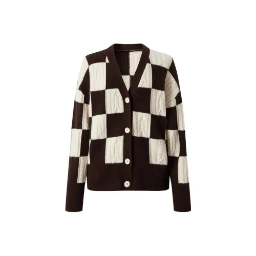 JZ. ANNAKRO Клетка Темный Кофейный Женский