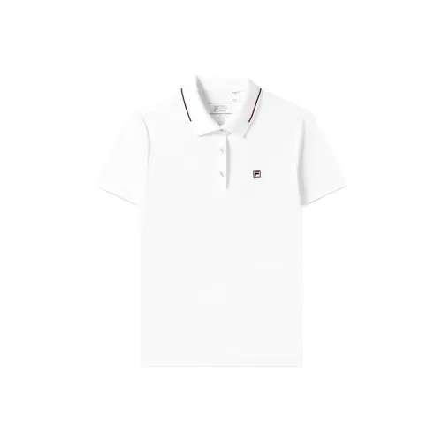 FILA Modern Heritage Поло Женское Стандартное Белое