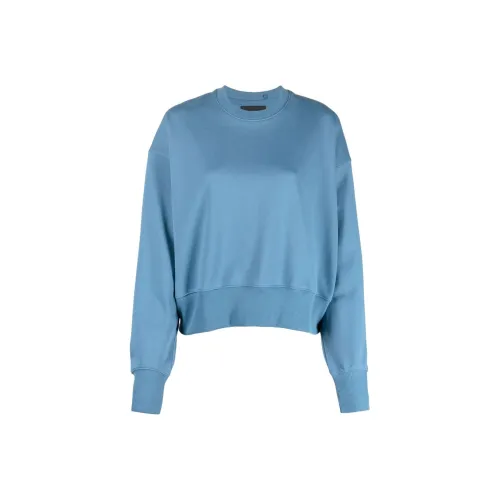 Y 3 Blue Women's Sweatshirts