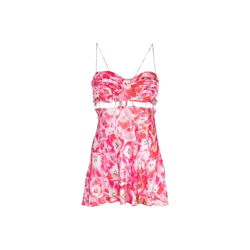 NATASHA ZINKO Топ на бретелях Женский Фуксия