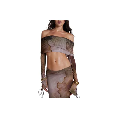 Jaded London Fatale Collection Без бретелек Топ Женский Многоцветный