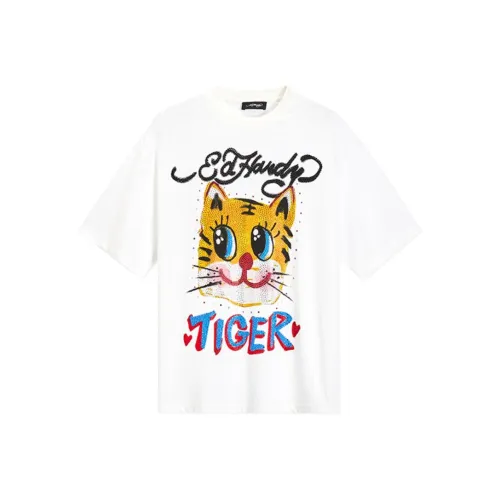 Ed Hardy Белые Женские Футболки