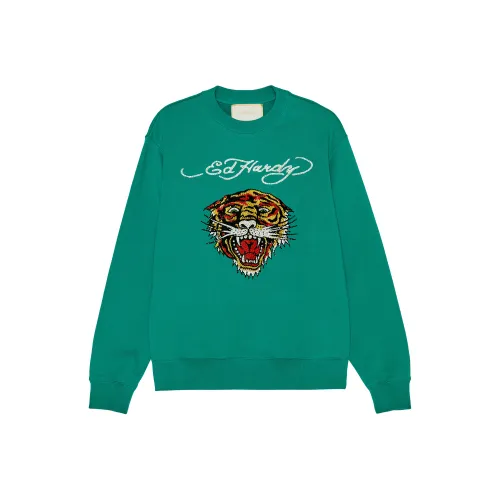Ed Hardy Лес Темно-зеленый E1OWW044 Женские Свитшоты