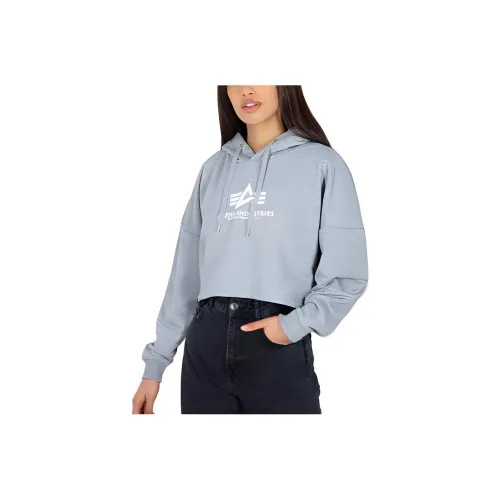 Alpha Industries Серые Женские Толстовки