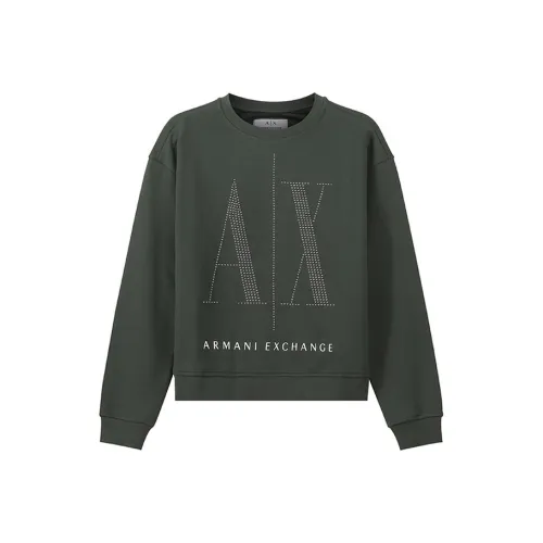 ARMANI EXCHANGEAE Свитшот Женский Армейский Зеленый