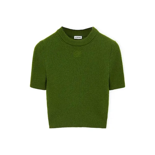 LOEWE Лесной зеленый Женские кашемировые свитеры