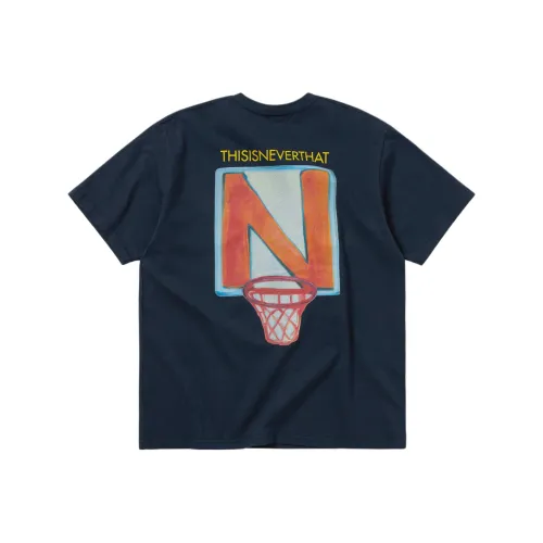 Thisisneverthat Темно-синяя унисекс футболка