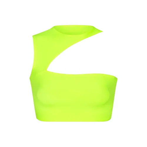 Skims Неоновый зеленый Женские футболки