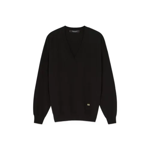 VERSACE Черные Женские Кашемировые Свитеры