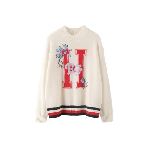 MAIGRE SIMHAT Кашемир Свитер Женский Белый