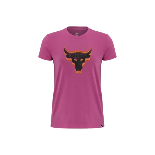 Under Armour Project Лотос Красный Женские Футболки