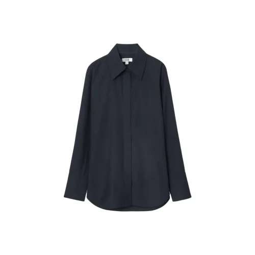 COS Темно-синие Женские Рубашки
