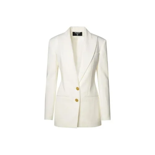 BALMAIN Куртки Пальто Женские Белые