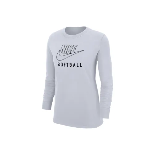 nike Swoosh FW24 Стандартная T-рубашка Женская Белая