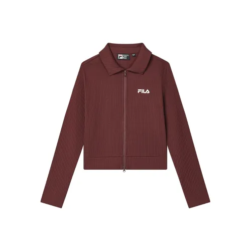 FILA Трикотаж Женские Технология Бордовый