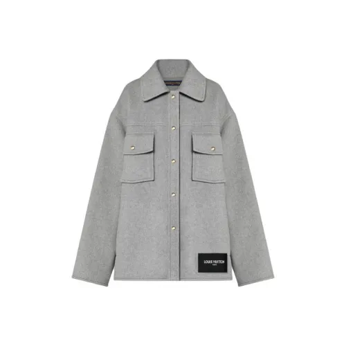 LOUIS VUITTON FW23 Куртки и пальто Женские Серый