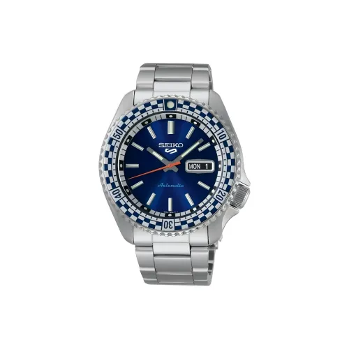 SEIKO Автоматический/Ручной Механизм Мужские Часы 42,5 мм Синий