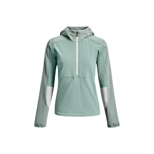 Under Armour Дождевой зеленый Женские Свитшоты