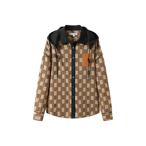 ANDREA MARTIN Рубашка Женская Коричневая